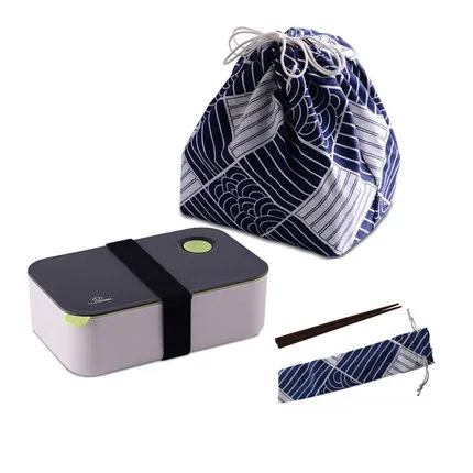 3 Bento box японский стиль пластиковые коробки обед портативный microwavable посуда с сумки суп поле ложки палочками 17 - Цвет: 3