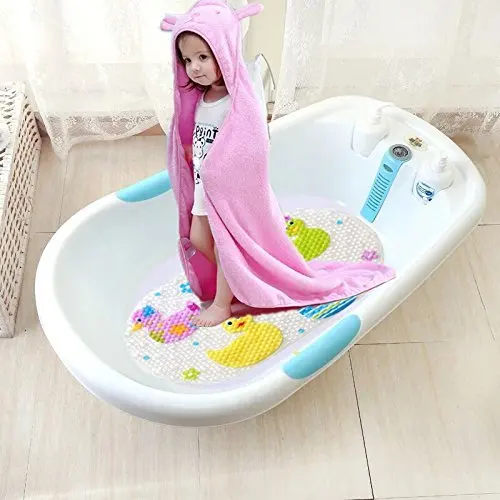 39 см x 69 детский коврик для ванной Противоскользящий ПВХ мультяшный с присоской