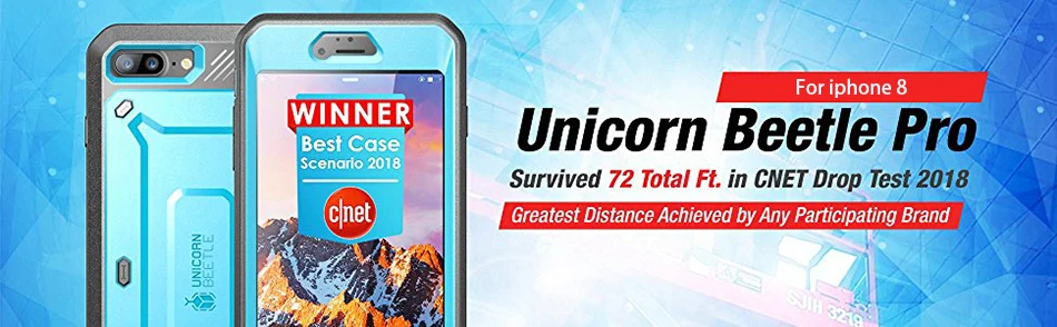 SUPCASE чехол для iphone 8 4,7 дюймов UB Pro серии полный корпус прочная кобура защитный чехол со встроенным протектором экрана