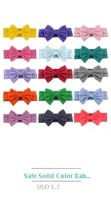 Sale Solid Ribbon Bows Hair rope Girls Bow Elastic kids Children Hair Tie Hair Band princess Hair Accessories