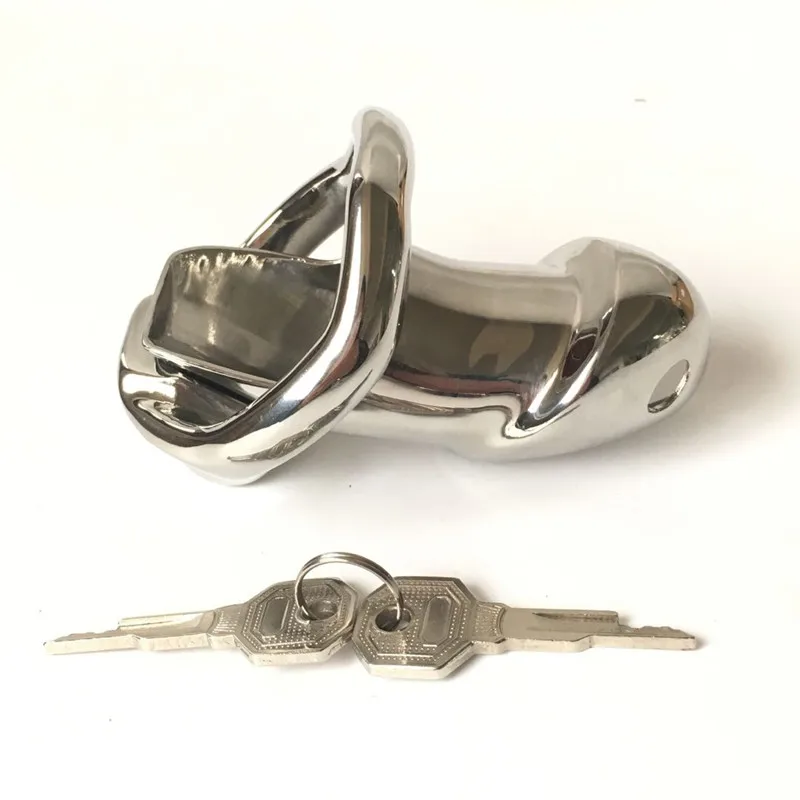 Новый секс шоп из нержавеющей стали Stealth Lock мужское устройство целомудрия клетка