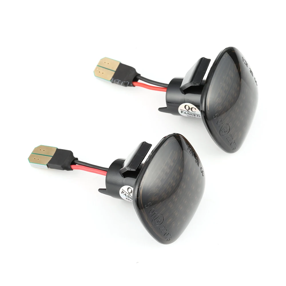 2 шт. светодиодный динамический Боковой габаритный фонарь указателя поворота для