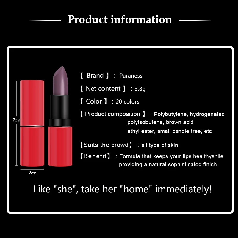 Телесного цвета пикантные матовые бархатные помада длительный увлажняющий