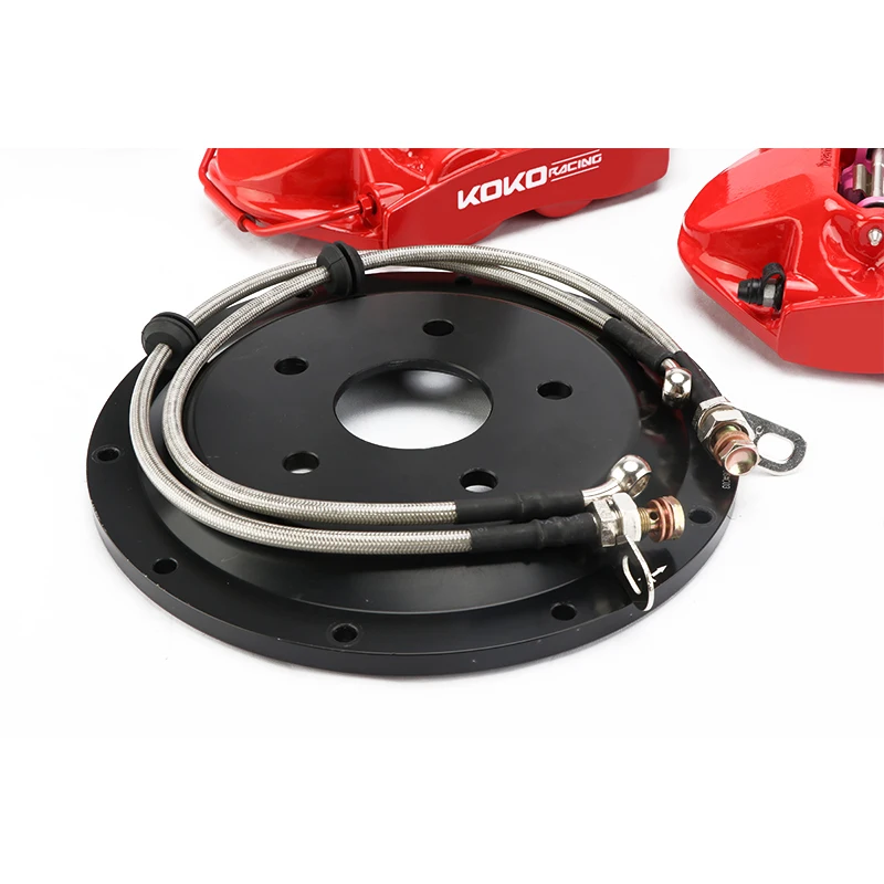 KOKO RACING с помощью машинки GT4 набор тормозной шланг 4 горшок Тормозной Суппорт 65 см