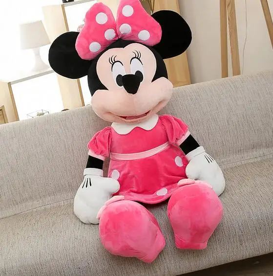 pink minnie 1 шт. 40/60 см Прекрасный Микки Мышь мягкий термополиуретановый чехол для телефона с Мышь плюшевые игрушки фигурка из аниме «Astroboy(куклы детские подарки на Рождество и день рождения - Цвет: pink minnie