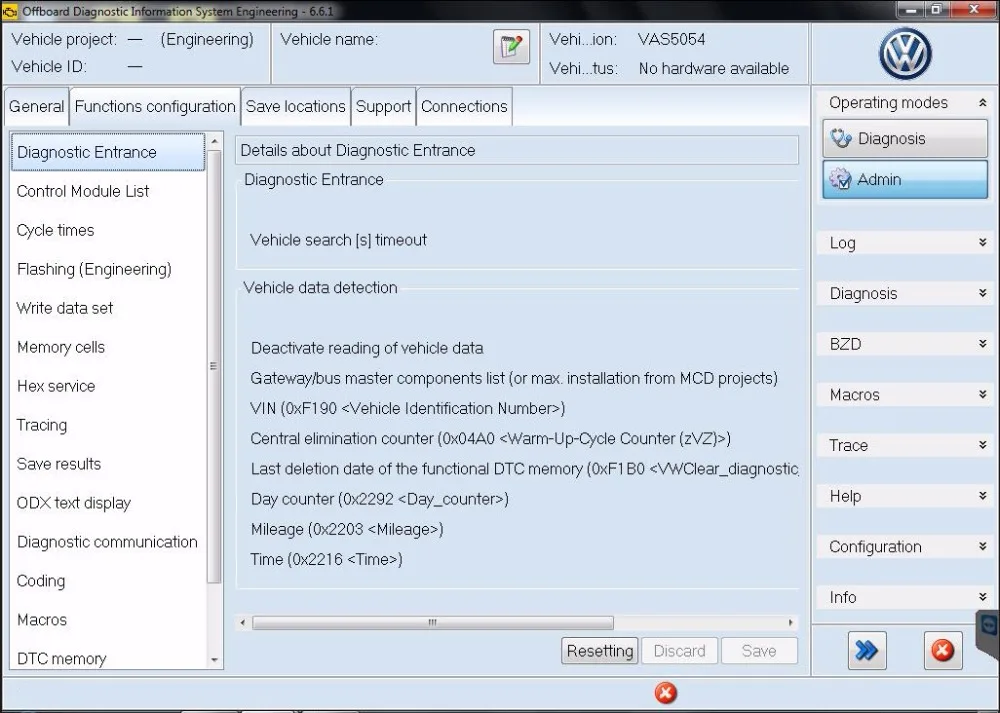 VAS 5054a ODIS V5.16 в чипе AMB2300 установка CF19 Ноутбук готов к использованию vas5054a V5.16 добавить Toyota Honda Для VW group Автомобильный сканер