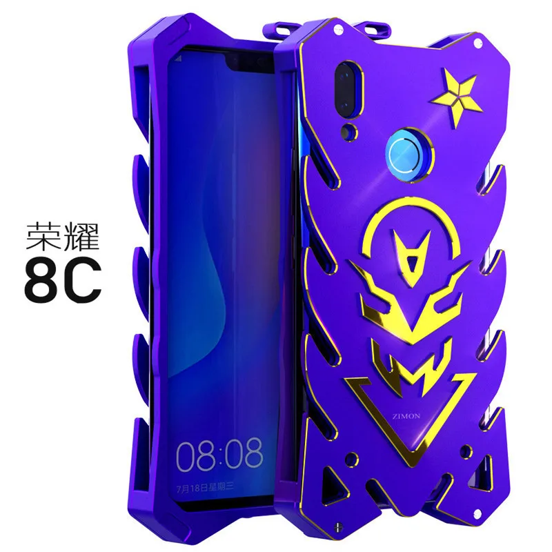 Zimon Armor Ii Aviation Aluminum Metal Case For Huawei Honor 8c Powerful Outdoor Cases Shockproof Anodized Capa | Мобильные телефоны