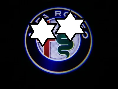Для Alfa Romeo Добро пожаловать светильник для двери автомобиля логотип проектор Призрак Лазерная лампа тени для Giulietta Mito Stelvio Giulia 159 Spider Brera - Испускаемый цвет: A12
