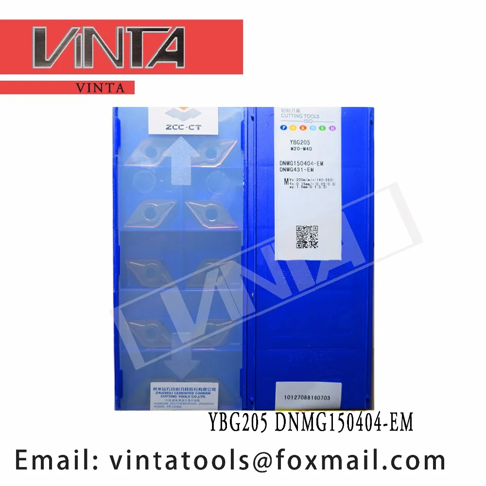 

high quality 10pcs/lots YBG205 YBG202 DNMG150404-EM cnc carbide turning inserts