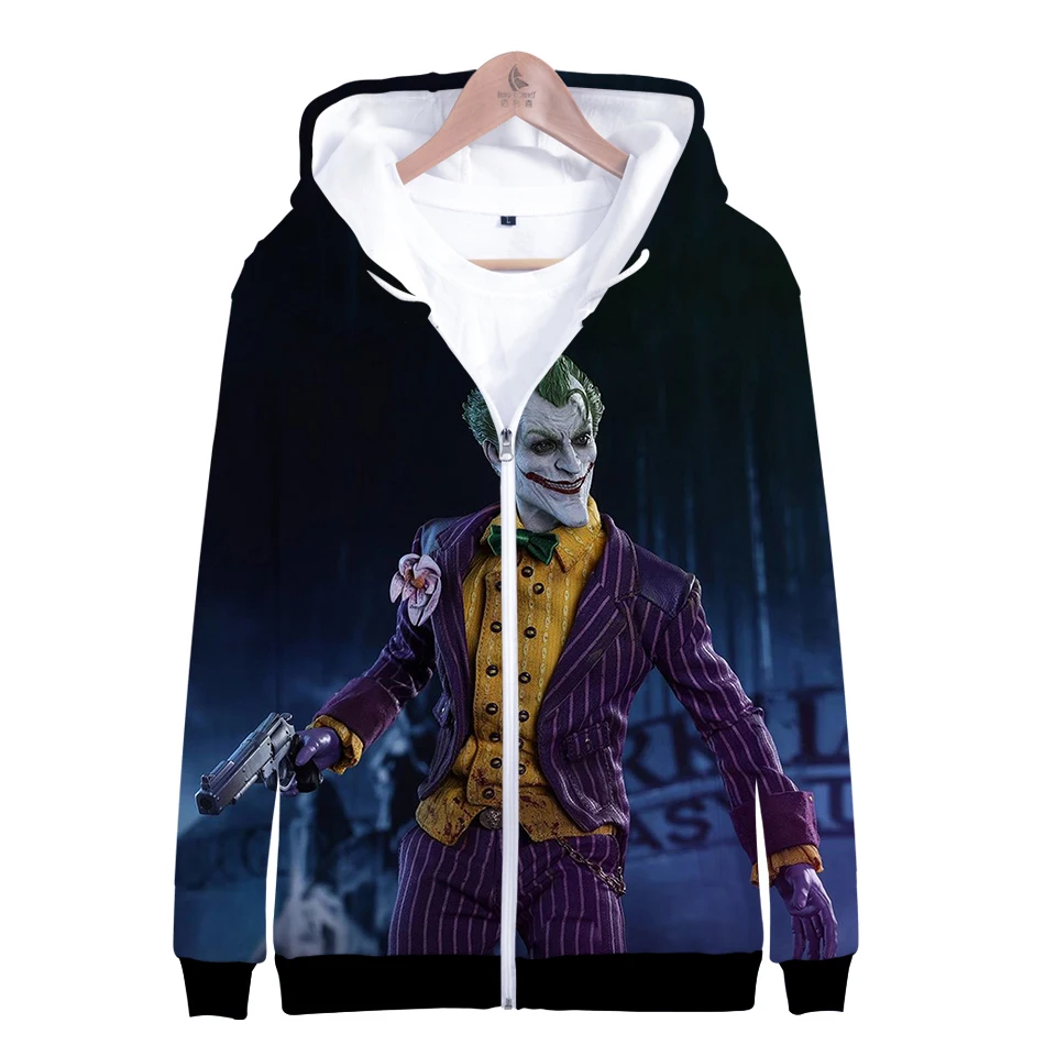 Новые зимние толстовки haha joker 3D для женщин/мужчин с принтом толстого пуха теплые модные крутые китайские толстовки на молнии пальто, толстовки с капюшоном