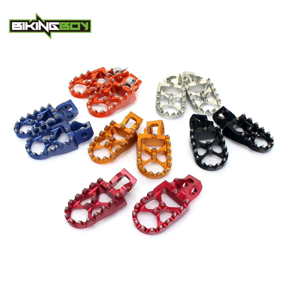 BIKINGBOY подножки для ног педали KTM SX SXF F XCF XC 125 200 250 300 350 400 450 2016 2017 2018 MX заготовка