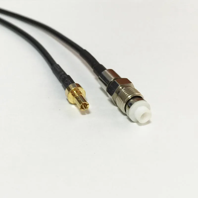 

New FME Female Jack Switch CRC9 Male Plug straight pigtail cable RG174 Wholesale 15CM 6" for 3G antenna