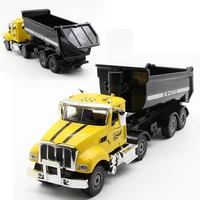 alloy diecast hardcover dumper truck us engineering construction vehicle 150 model metal hobby toys children chirstmas gifts
