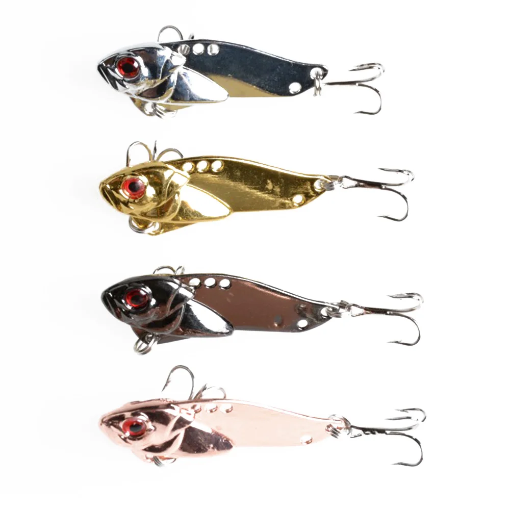 HENGJIA 4 шт. металлическая блесна для рыбалки 5 см 11 г crankbait swimbait # крючки лезвие