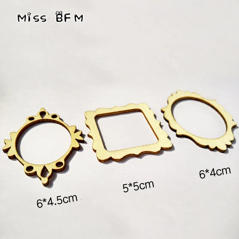 72 шт Деревянная Мини фоторамка цветущее дерево ремесла свадебные украшения для