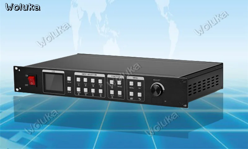 Полноцветный светодиодный видеопроцессор KS910Plus трёхэкранный мозаичный