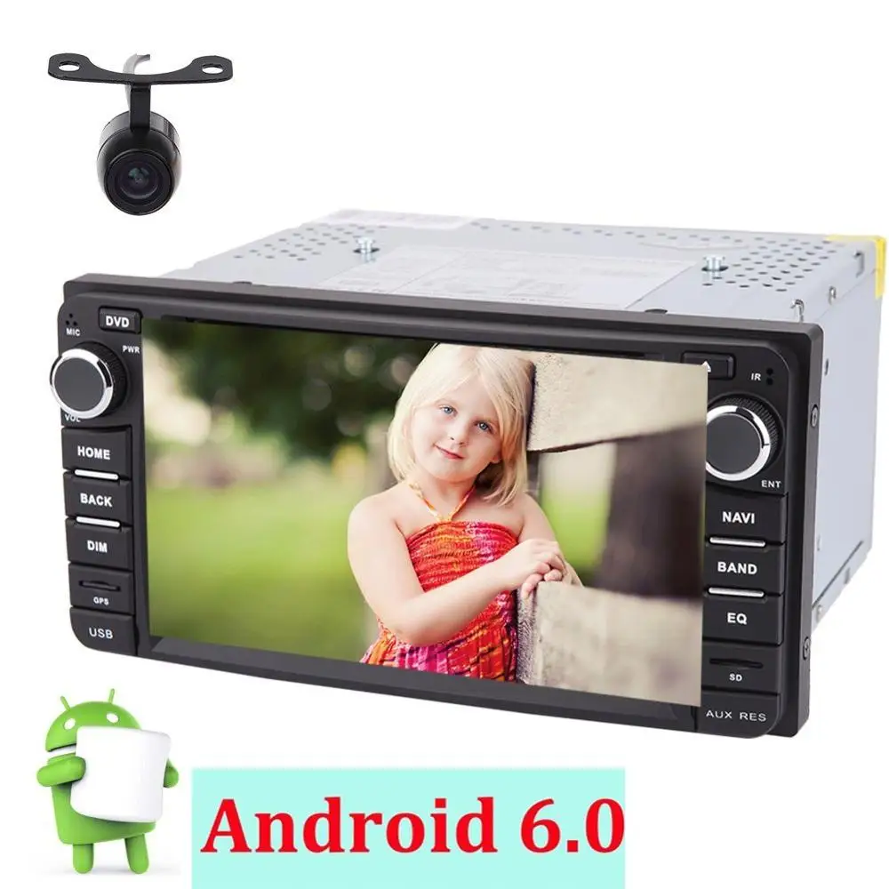 2din автомобиля Радио стерео для Toyota Corolla EX 2008 2013 DIN Android 6.0 GPS навигации wi fi Cam В МЖК