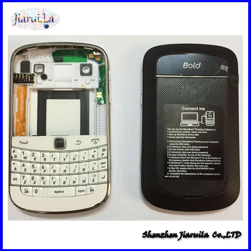 Новинка для Blackberry bold 9900 корпус батарейного отсека задняя крышка чехол +