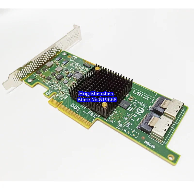 Высокое качество LSI SAS 9217 8i 9207 HBA SFF8087 Mini HD 6 ГБ PCI E 3 0 X8 контроллер RAID