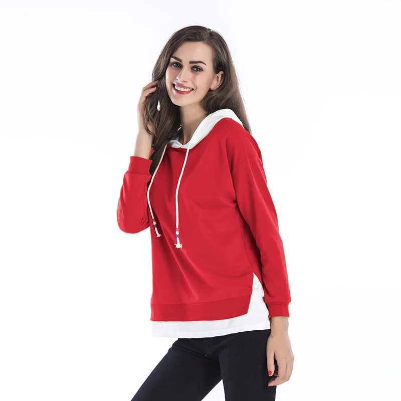 LARCI осень Повседневное Лоскутная Толстовка с капюшоном желтый трикотажные