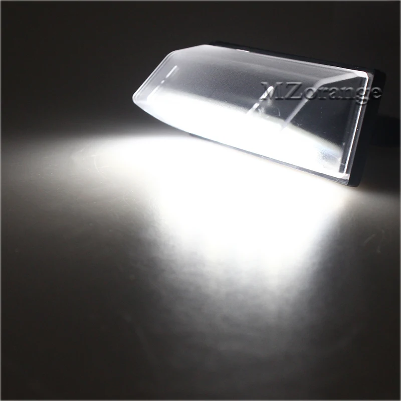 

MZORANGE 2x LED Number License Plate Lights with bulb For Toyota PRIUS V - ZVW41 11.06~ (3RD GENERATION) Number Plate Lamp