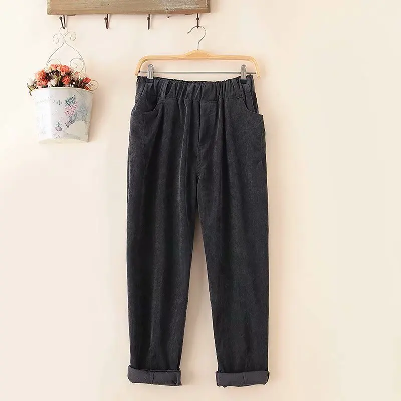 Повседневные шаровары большого размера Весенняя женская одежда свободные