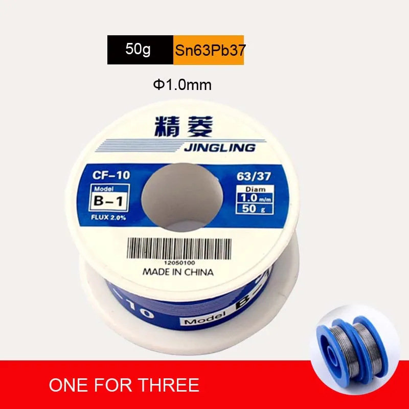 Solder Wire 0.5/0.6/0.8/1.0mm Flux 2.0% Tin Lead Melt Core Soldering Roll | Инструменты