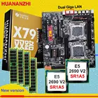 HUANANZHI двойной X79 M.2 материнская плата со слотом с Процессор Intel Ксеон E5 2690V2 3,0 ГГц Оперативная память 64G(4*16G) Все испытания купить компьютер в продаже