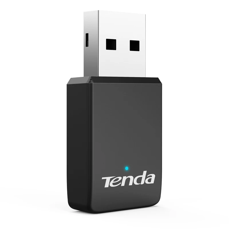 Tenda U9 AC650 Беспроводной двухдиапазонный авто-установка USB2.0 Мини Сетевой Адаптер 2,4G/5,0G Wi-Fi сетевой адаптер ПК с 11ac MU-MIMO