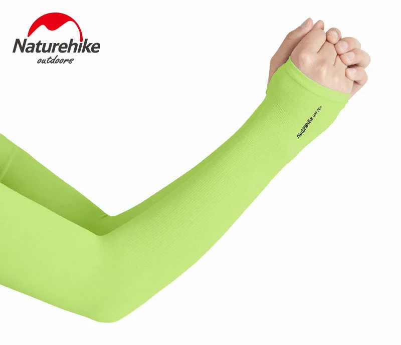 Green Naturehike открытый УФ-защита крутые рукава летние солнцезащитные спортивные рукава Бег Путешествия Туризм Рыбалка Велоспорт Кемпинг - Цвет: Green