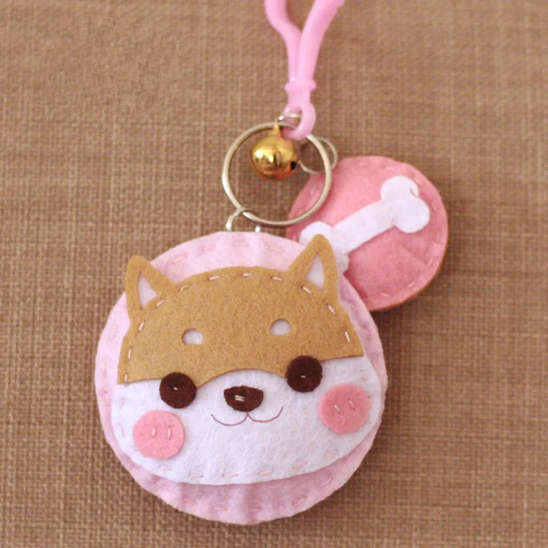 DIY фетровая упаковка милые животные кулон ручной работы швейная ткань