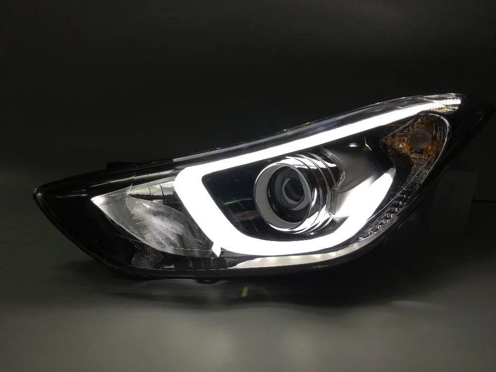 VLAND завод для автомобильных головных ламп Elantra светодиодный светильник головы 2012
