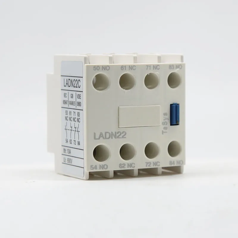 LADN22 2NO + 2NC дополнительный блок контактов LADN22C контакторы вспомогательный
