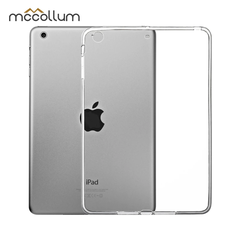 Мягкий силиконовый планшеты чехол для ipad Mini 5 4, версия 1, 2, 3 ipad Air 2 чехол Обложка для ipad Pro 10,5 9,7 прозрачный термополиуретановый чехол