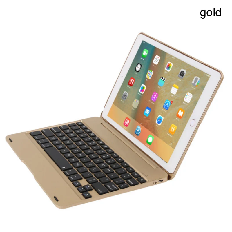 Алюминиевый Чехол книжка с Bluetooth клавиатурой для iPad Air 2 Pro 9 7 дюйма DOY