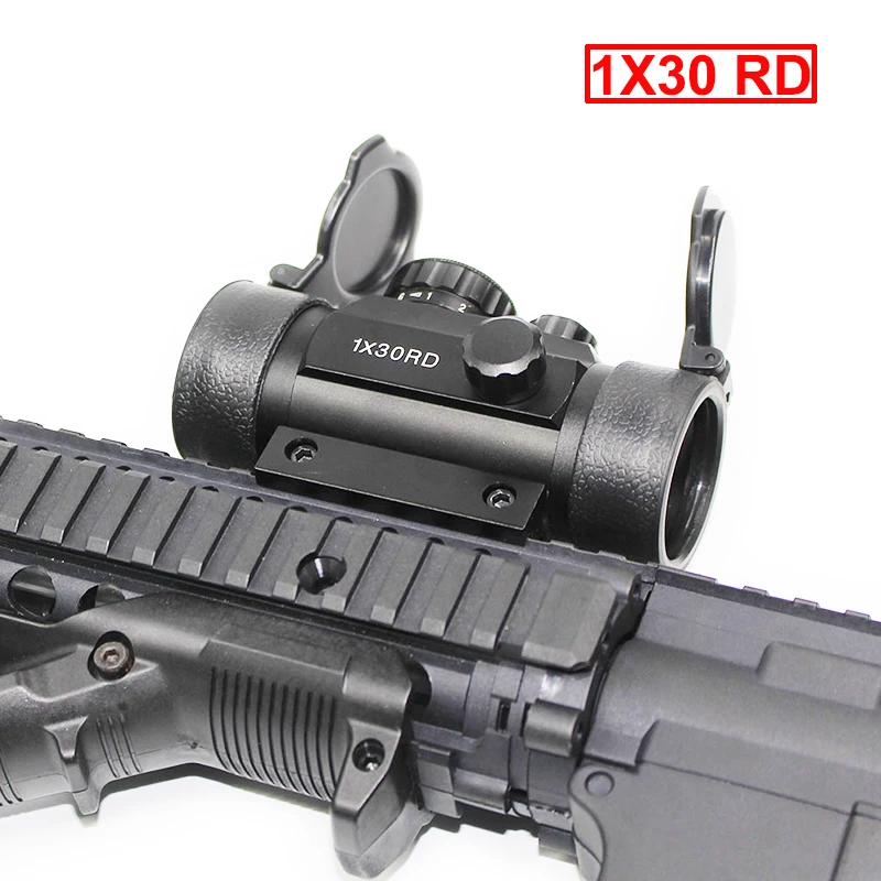 Тактический прицел 1X30 с красной и зеленой точкой голографический оптический для