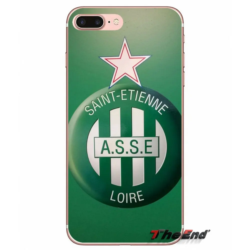 Чехол с логотипом для Sony Xperia Z Z1 Z2 Z3 Z5 compact M2 M4 M5 E3 T3 XA Aqua LG G4 G5 G3 G2 Mini Capa ASSE Saint Etienne Loire |
