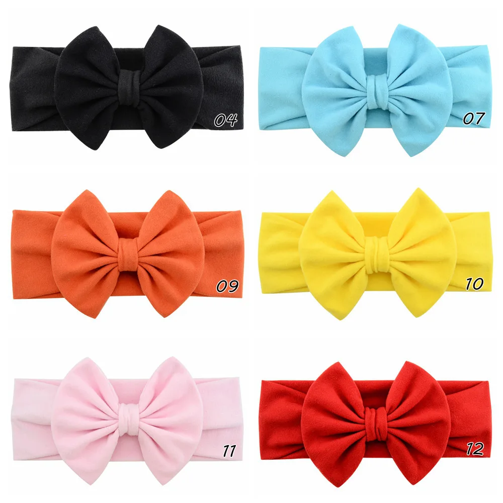 Детский головной убор бант заколка для волос однотонный цвет модный стиль ручная