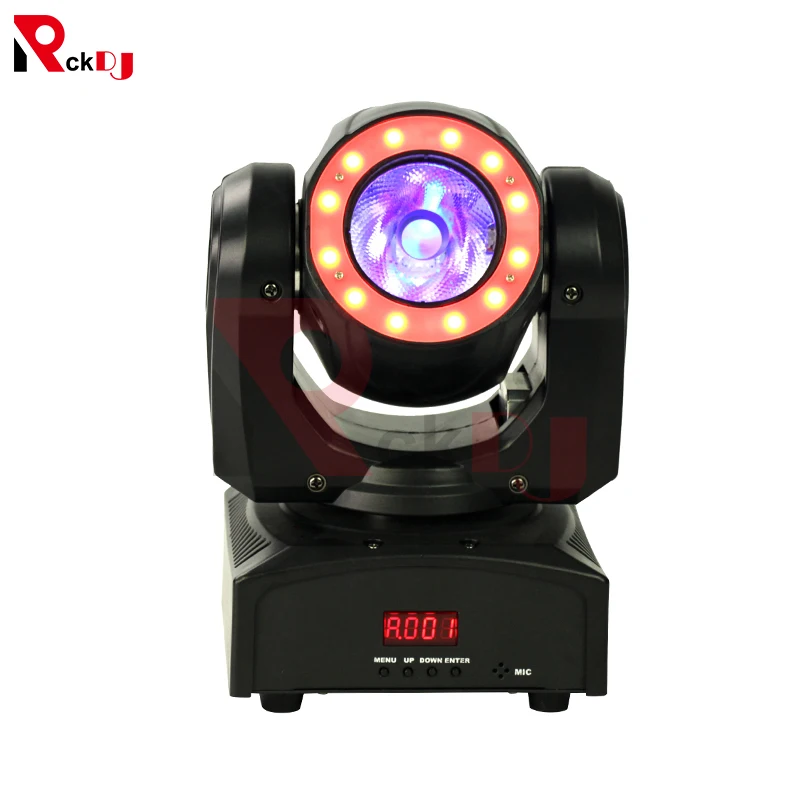 4 шт. мини 60 Вт Moving Head Light с Halo Effect Beam Led сценическое освещение RGBW 4in1 Dmx Dj для событий