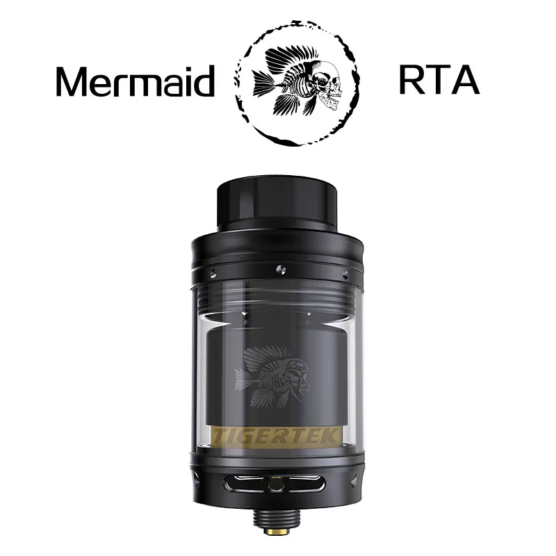 Оригинальный Tigertek Русалка RTA танк электронная сигарета распылитель для