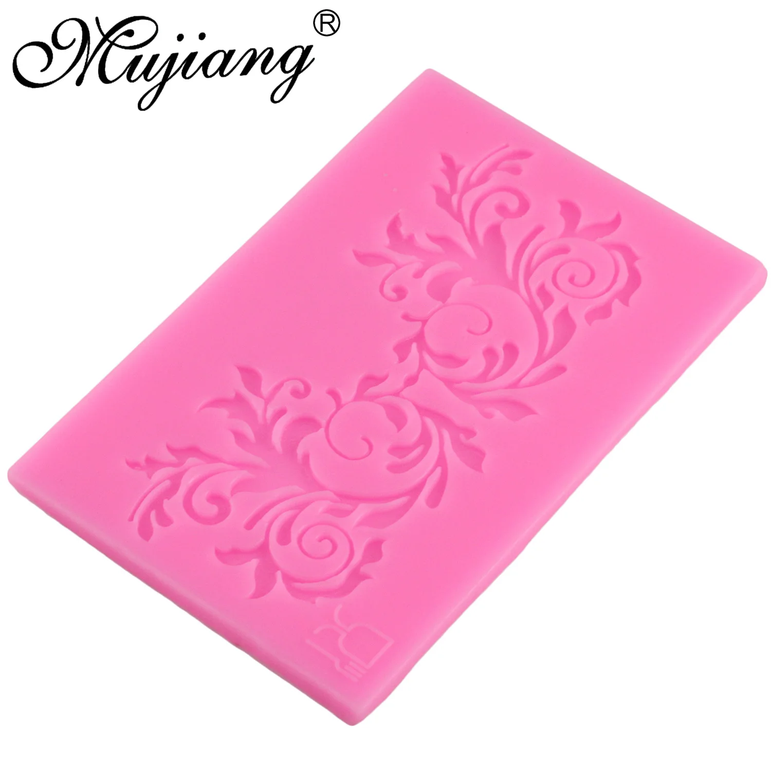 Mujiang кружевная лоза силиконовые формы для выпечки кухни конфет шоколада листьев