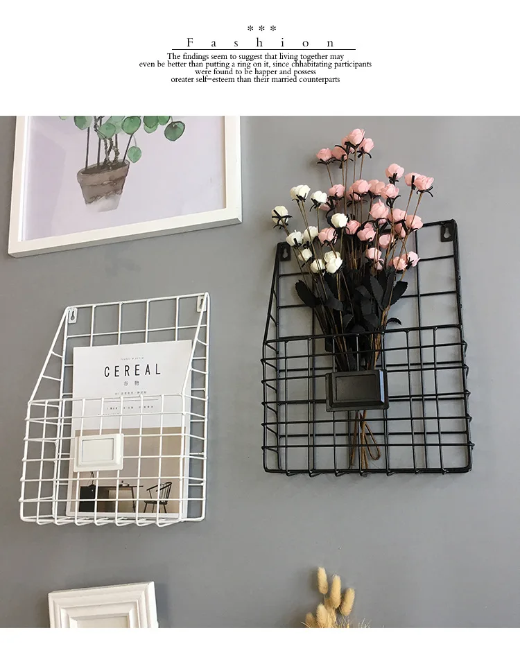 1 шт. Новая современная корзина для газет настенная стойка хранения органайзер JL