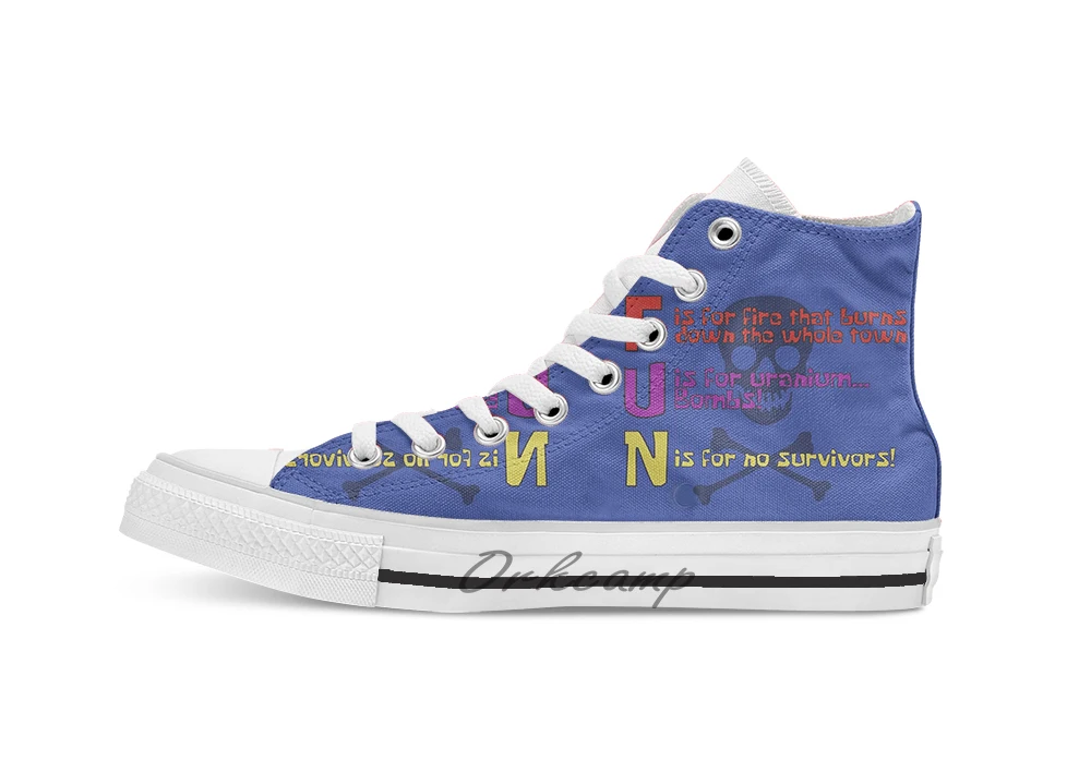 Женские парусиновые туфли с высоким берцем на плоской подошве унисекс|Катание