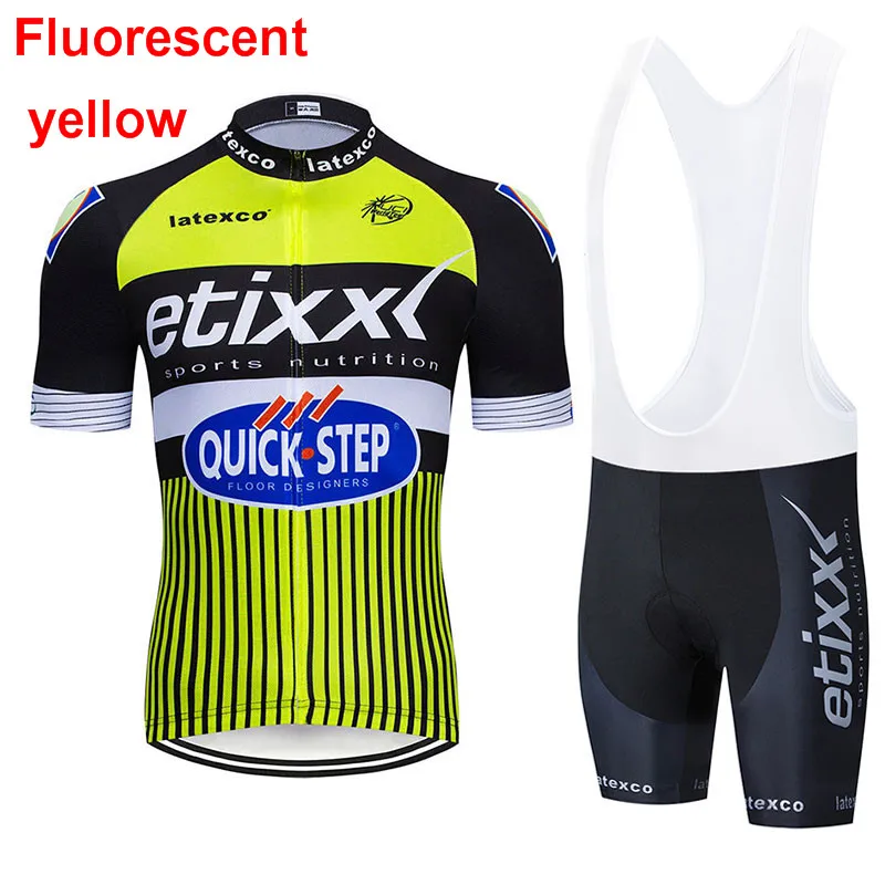 6 Флуоресцентный зеленый быстрый шаг etixx велосипедная команда Джерси 9D велосипедные шорты набор Ropa Ciclismo мужские летние pro Езда - Цвет: 6