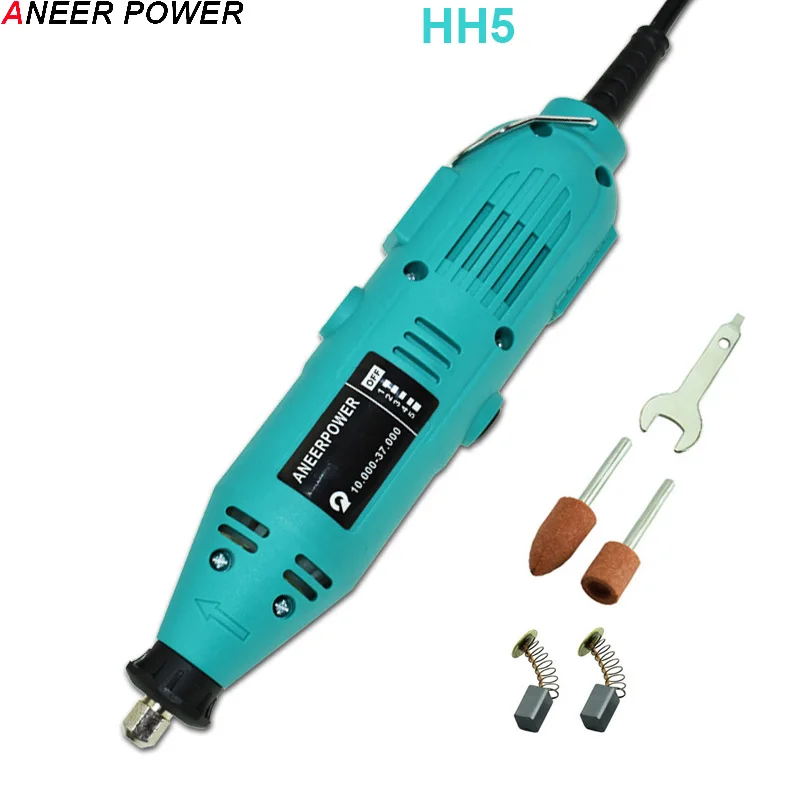 HH5 Стильная Новинка Dremel гравировальная ручка электрическая дрель DIY дрель Электрический Роторный инструмент шлифовальная машина Мини дрель мини-мельница шлифовальный станок 180 Вт - Цвет: HH5