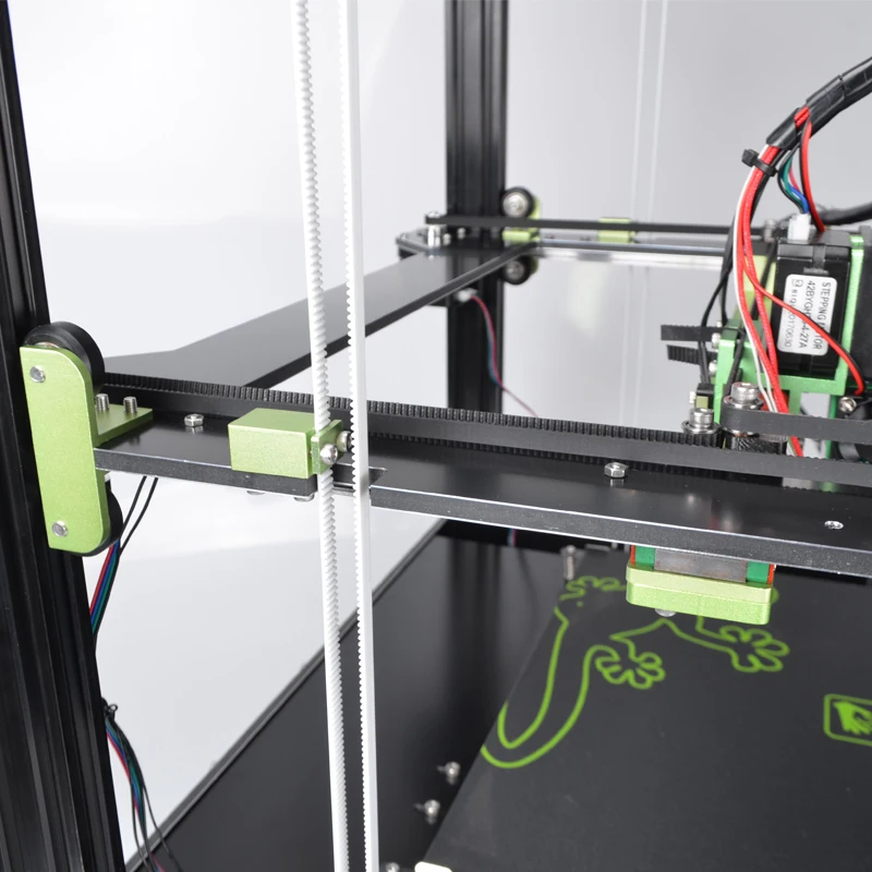 Core XY Восток 3D Gecko Структура DIY Kit с Тепло Кровать большой размер печати клон Titan