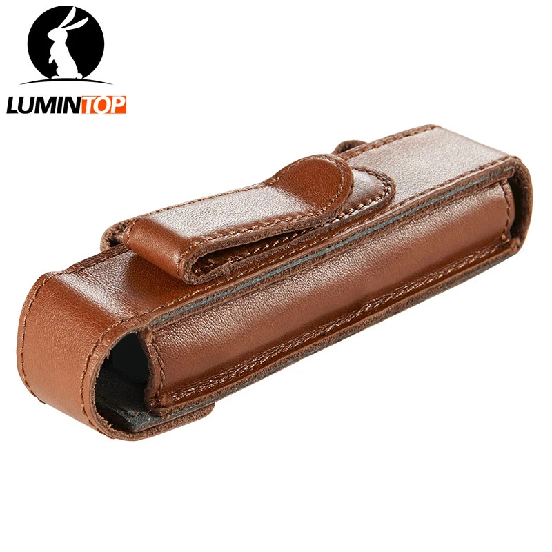 LUMINTOP Genuine leather Portable Flashlight and 18650 Battery Holster | Lighting Accessories