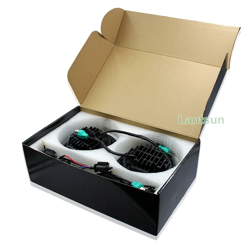 

One Pair 7" 40w high power led headlight for wrangler G3 LED headlight with LED ring DOT certificated