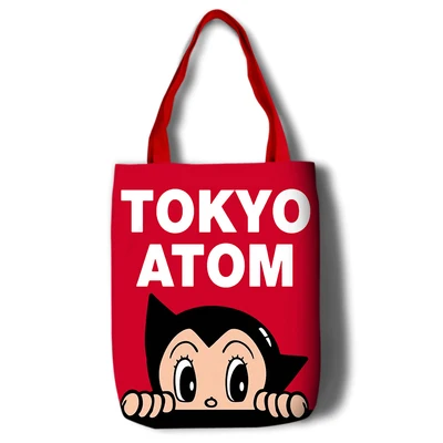 4 Астробой Для женщин Девушка холщовая хозяйственная сумка Tote магазин мешок простой сумки модные сумки - Цвет: 4