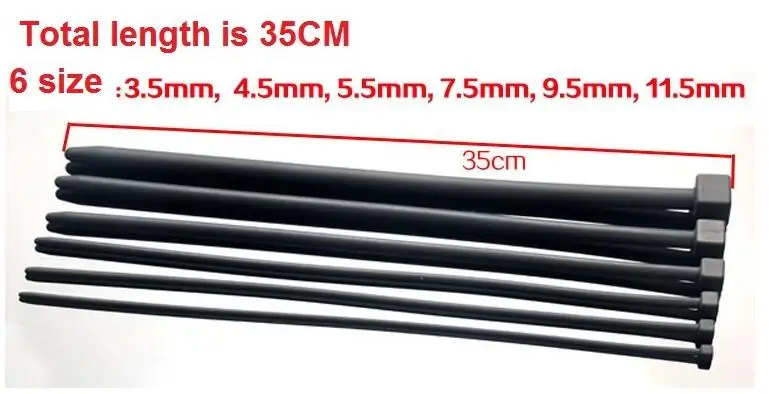 Силиконовый расширитель уретрального сигнала для мужчин 35 см стимуляции